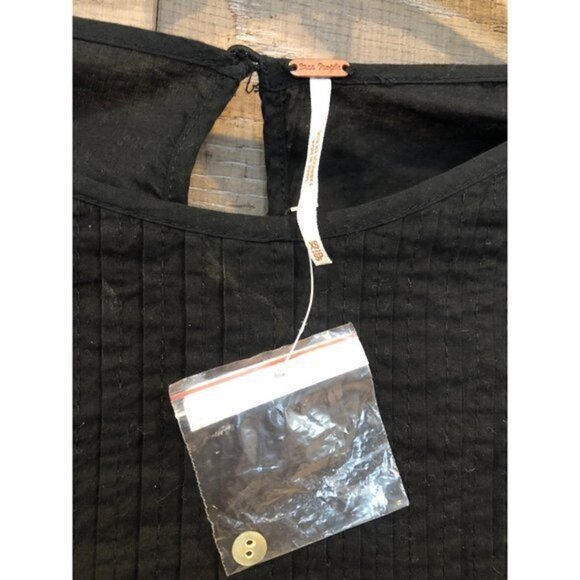 Free People Pavlo Black Babydoll Dress Women's Size XS - Picture 10 of 10